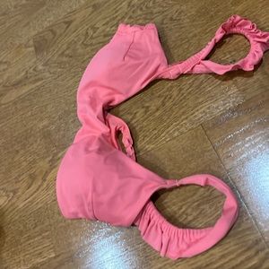 pink aerie bathing suit top